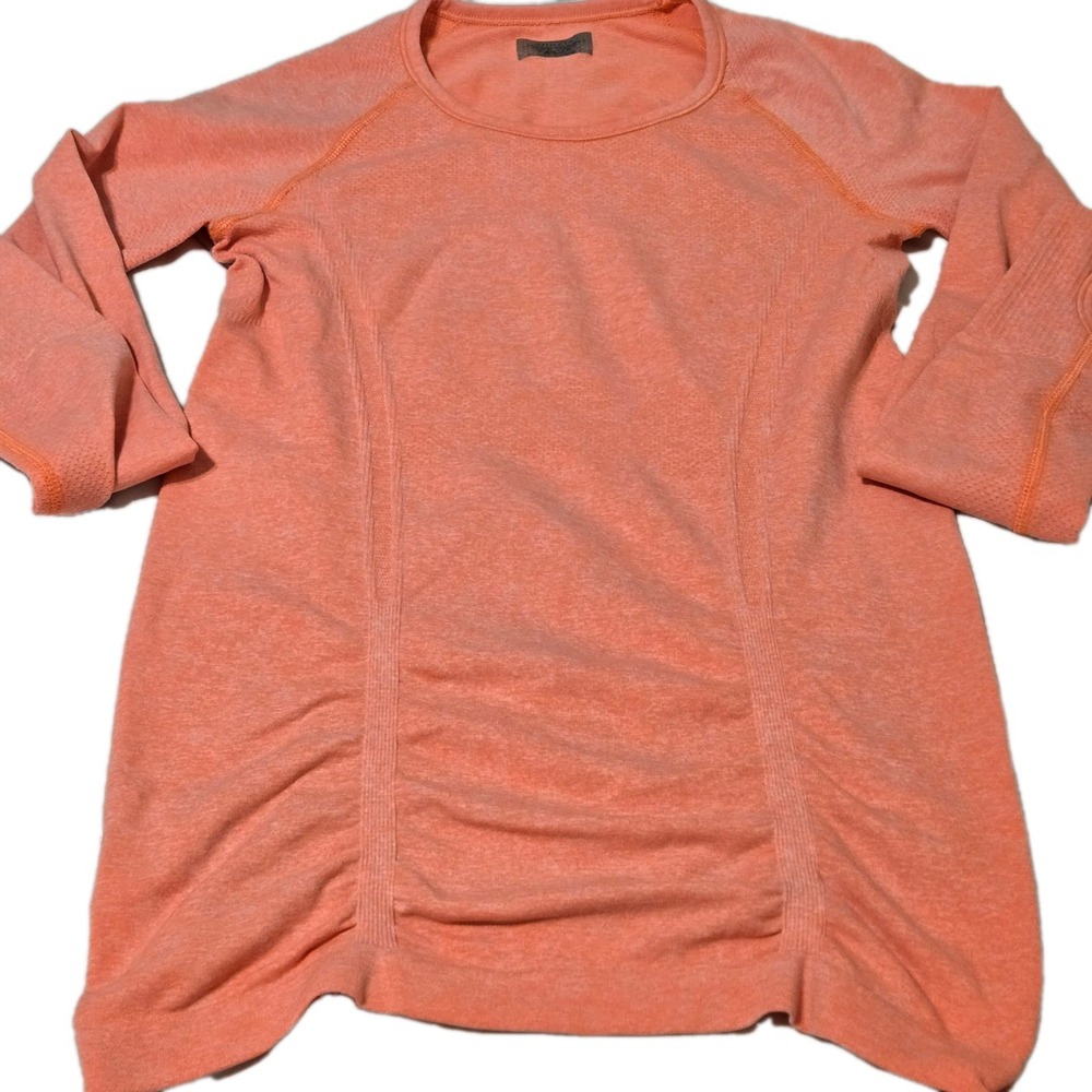 Athleta 2 Piece Bundle Orange Outdoors Gym And Speedlight Seamless Stretch Small - Picture 6 of 10